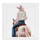 Stupell Industries Glam Girl on White Horse Canvas Wall Art Design by Amanda Greenwood
